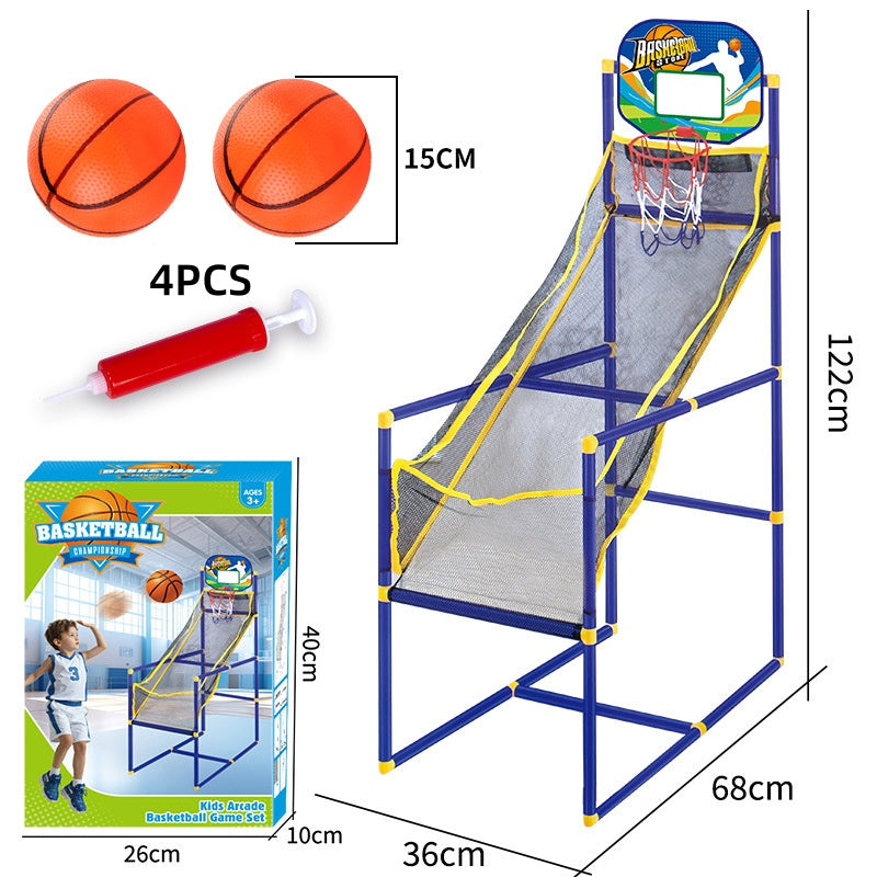 MAINTENANT! Livraison rapide Jeu d'arcade de basketball d'intérieur pour enfants avec 4 ballons