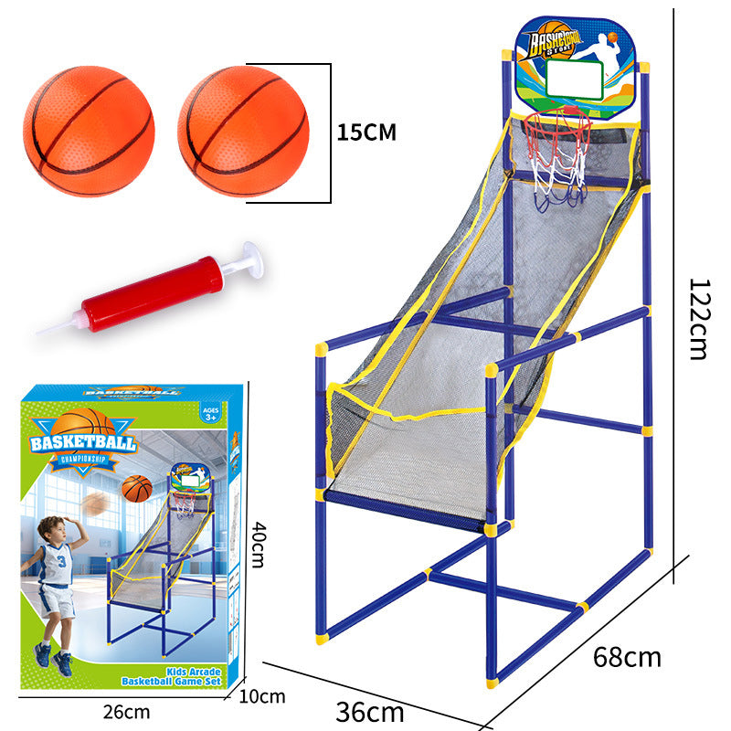 MAINTENANT! Livraison rapide Jeu d'arcade de basketball d'intérieur pour enfants avec 4 ballons