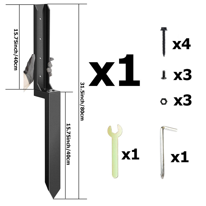 Kit de réparation pour piquets de clôture robustes