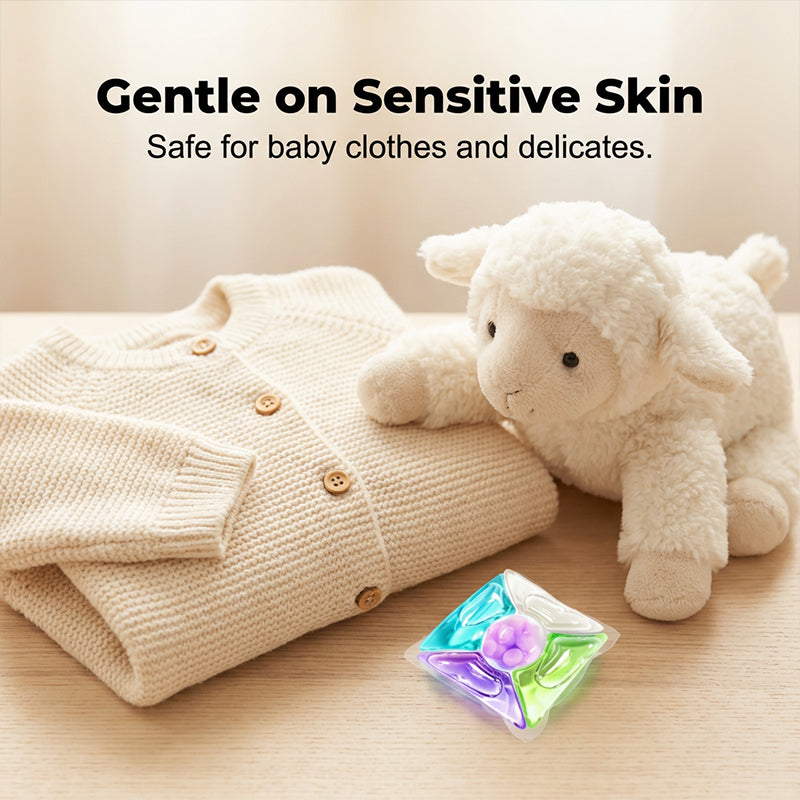Capsules de lessive nettoyantes et désinfectantes