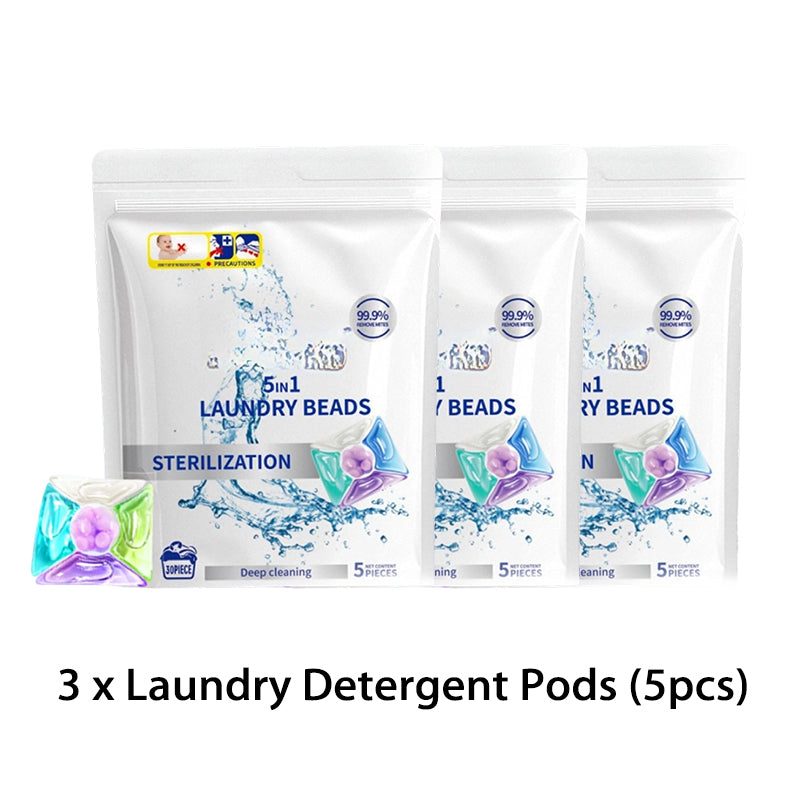 Capsules de lessive nettoyantes et désinfectantes