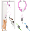 Jouets interactifs pour chats d'intérieur à suspendre à un crochet