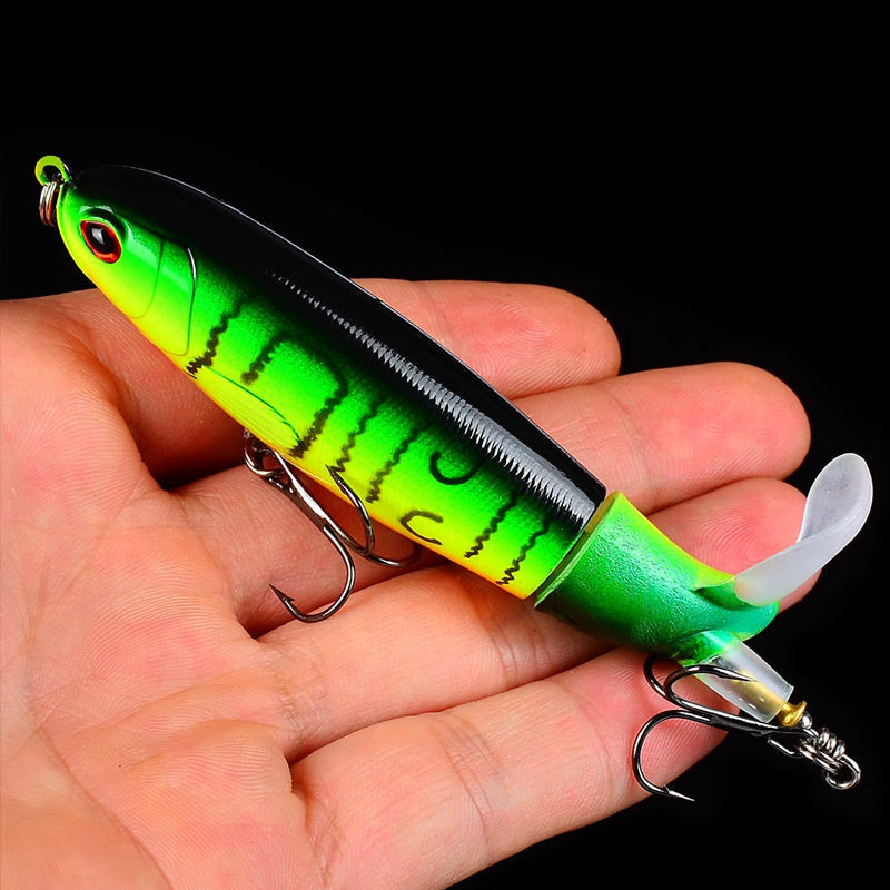 Leurre à Hélice Flottante Tournante – Attrapez Plus de Poissons Trophées !