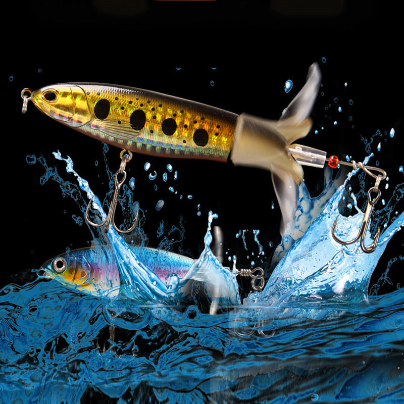Leurre à Hélice Flottante Tournante – Attrapez Plus de Poissons Trophées !