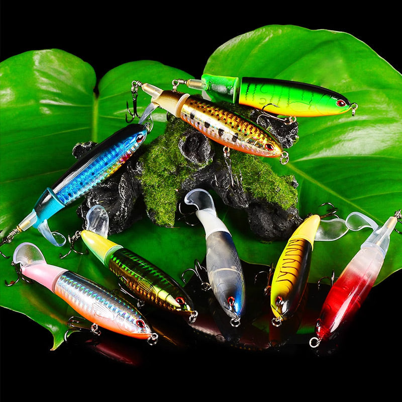 Leurre à Hélice Flottante Tournante – Attrapez Plus de Poissons Trophées !