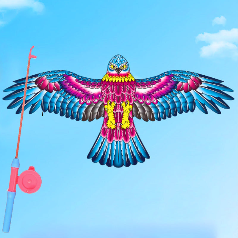 Cerf-volant créatif avec canne à pêche élastique, nouvelle tendance 2026 pour enfants – Un indispensable pour le jardin et les voyages