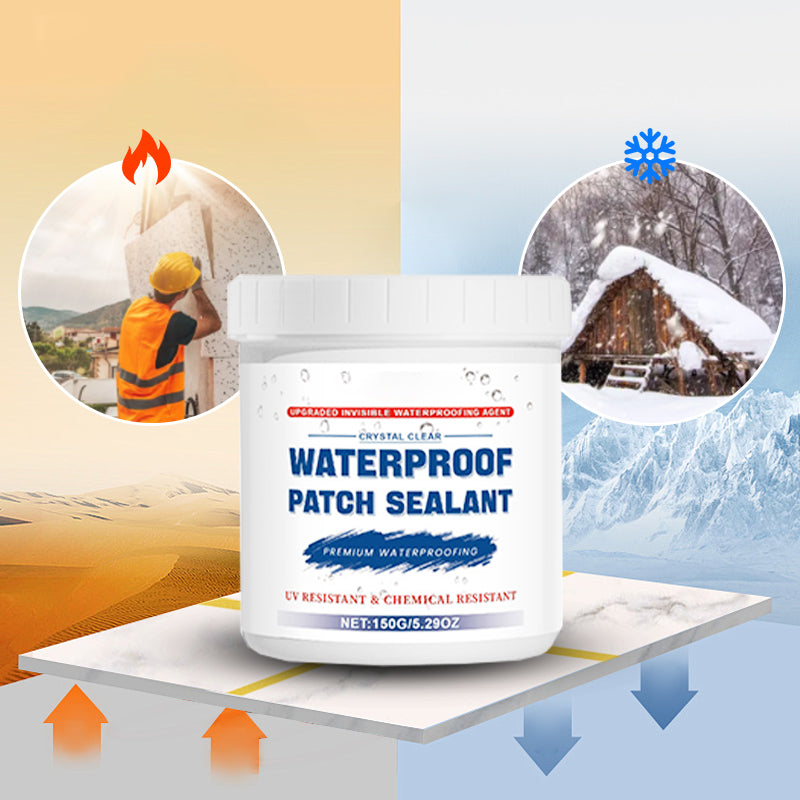 Mastic d'étanchéité transparent et étanche – Anti-fuite, outils inclus