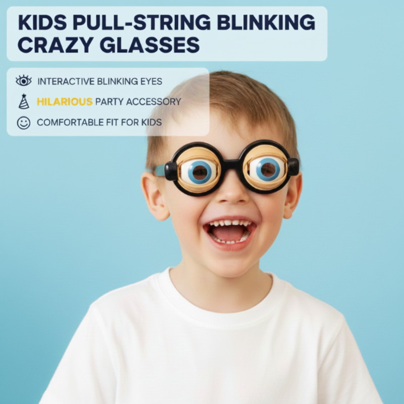 Lunettes clignotantes amusantes pour enfants à ficelle