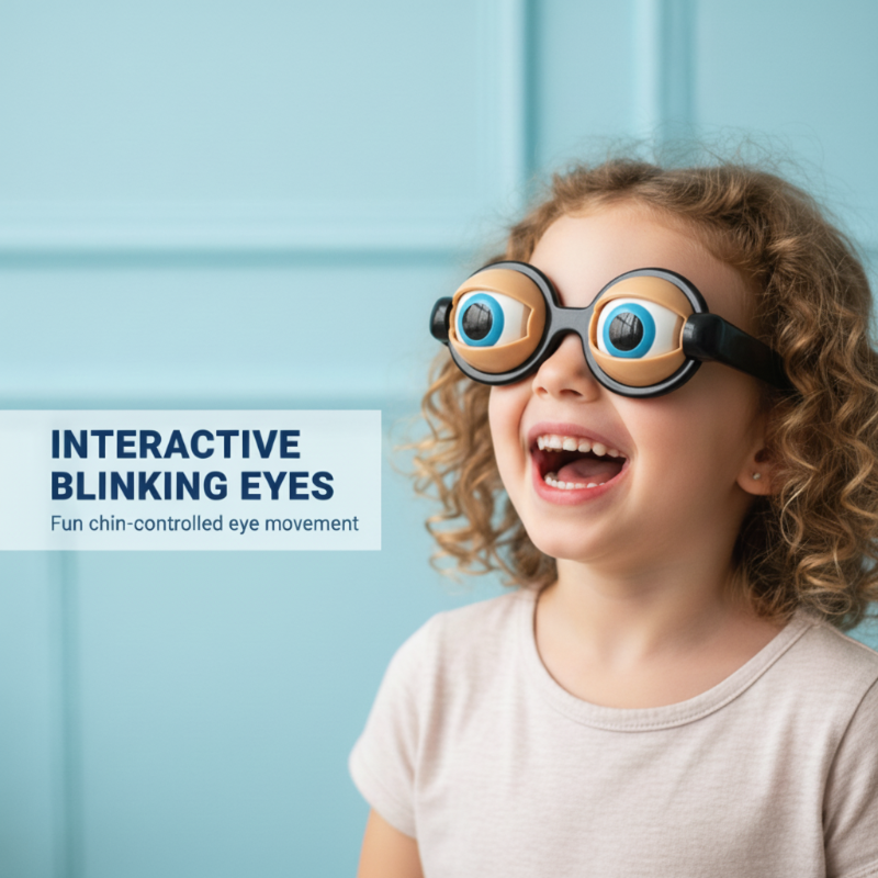 Lunettes clignotantes amusantes pour enfants à ficelle