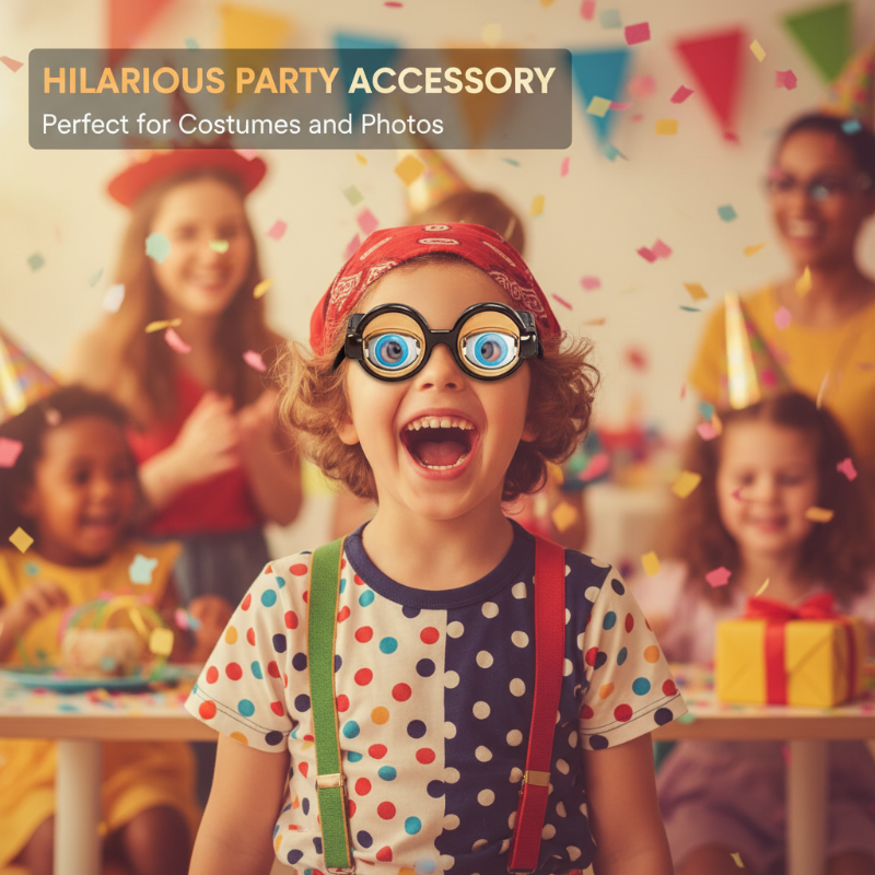 Lunettes clignotantes amusantes pour enfants à ficelle