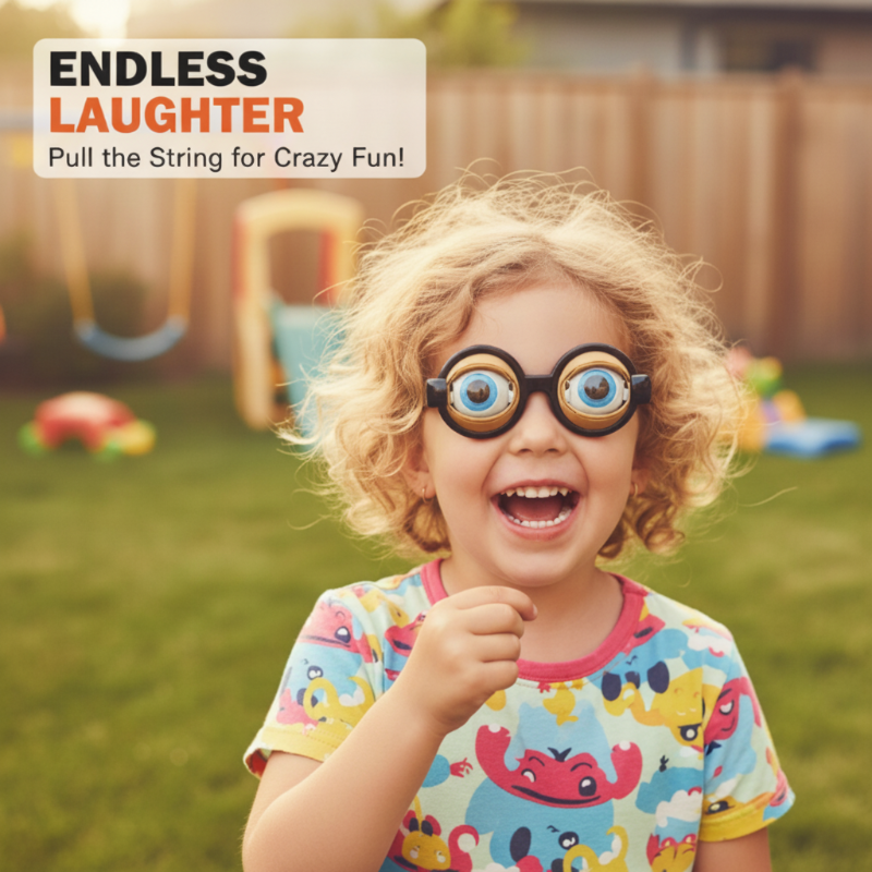 Lunettes clignotantes amusantes pour enfants à ficelle