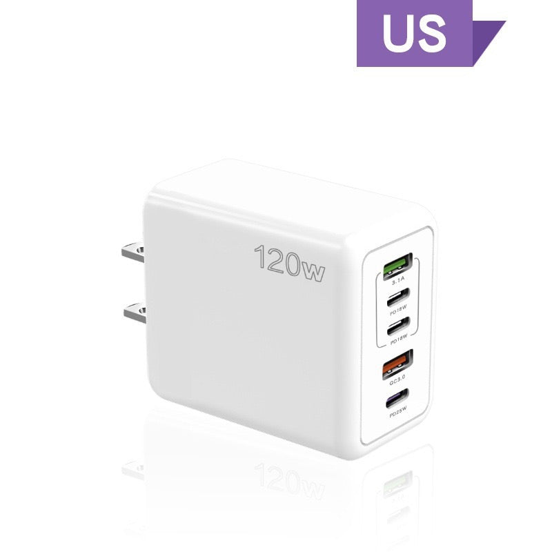 Chargeur rapide 120W avec 5 ports