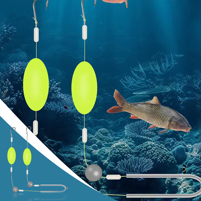 Montage de pêche universel avec flotteur