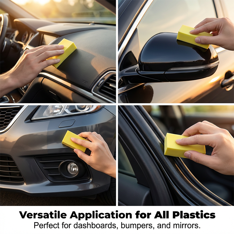 Rénovateur de revêtement cristallin pour pièces plastiques automobiles