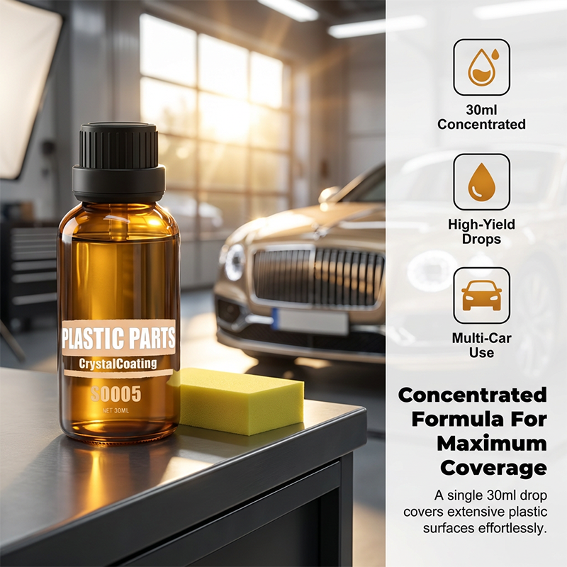 Rénovateur de revêtement cristallin pour pièces plastiques automobiles