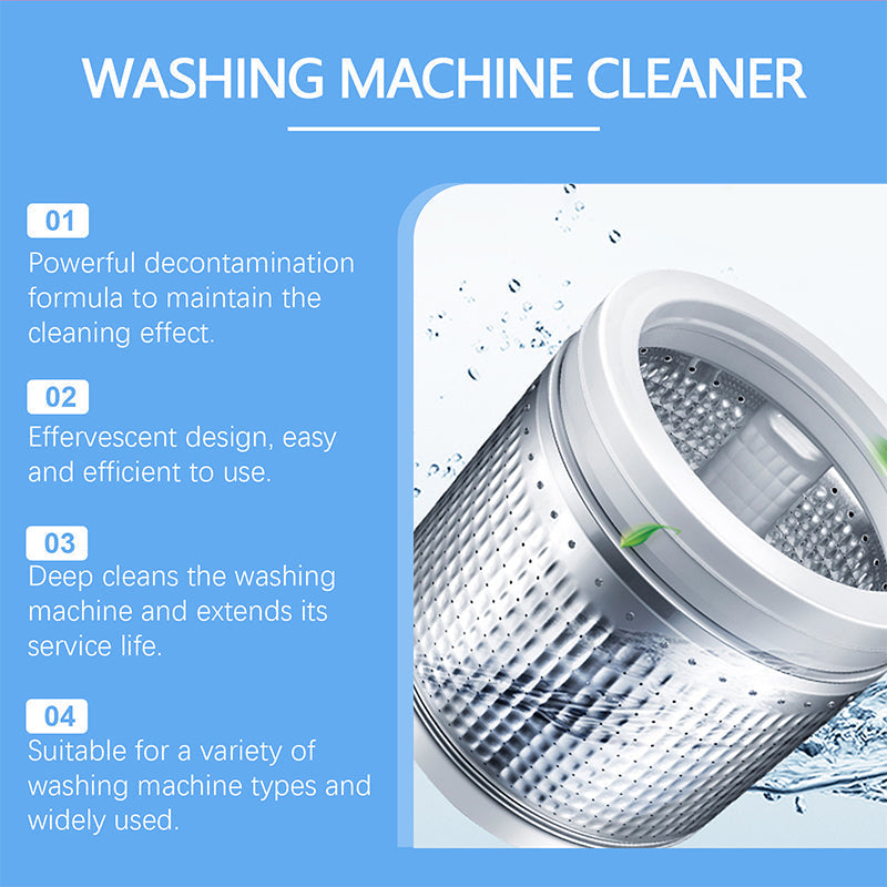 Tablettes nettoyantes puissantes pour lave-linge - Nettoyage rapide