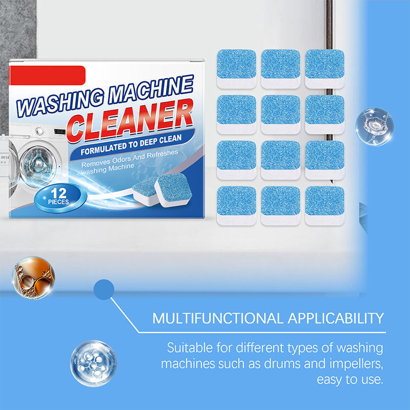 Tablettes nettoyantes puissantes pour lave-linge - Nettoyage rapide