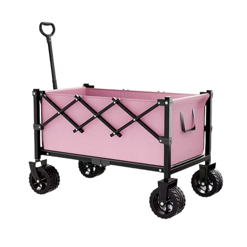 Chariot pliable robuste - capacité de 130 L, charge de 80 kg et roues tout-terrain