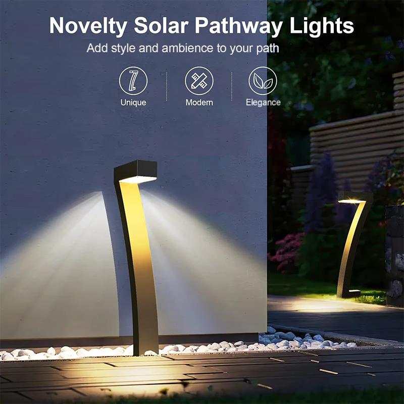 Lampes solaires de jardin créatives et étanches