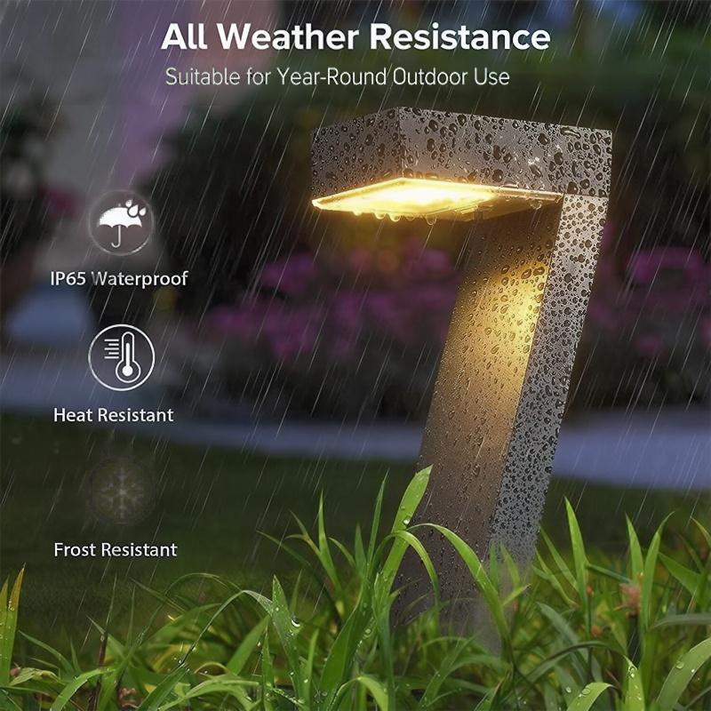 Lampes solaires de jardin créatives et étanches