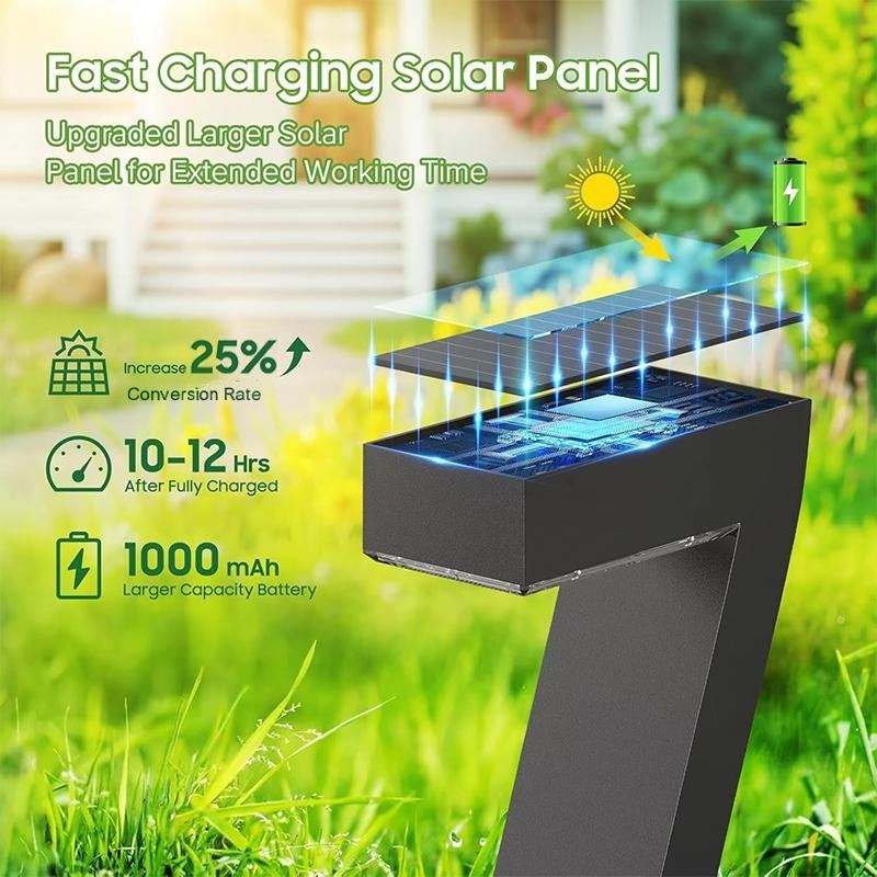 Lampes solaires de jardin créatives et étanches