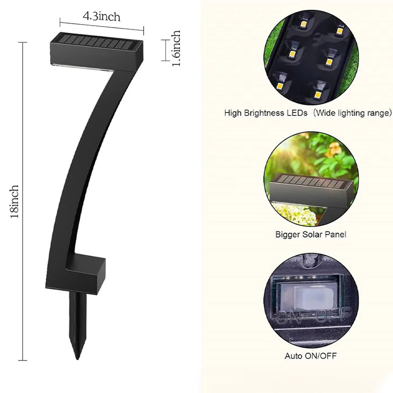 Lampes solaires de jardin créatives et étanches