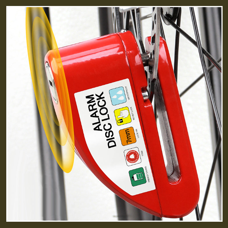 Antivol bloque-disque avec alarme pour motos
