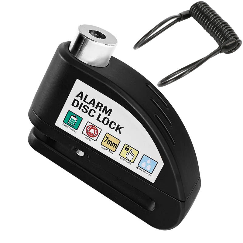 Antivol bloque-disque avec alarme pour motos