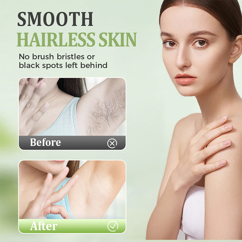Crème dépilatoire grand format Crème dépilatoire douce et non irritante (crème dépilatoire + rasoir)