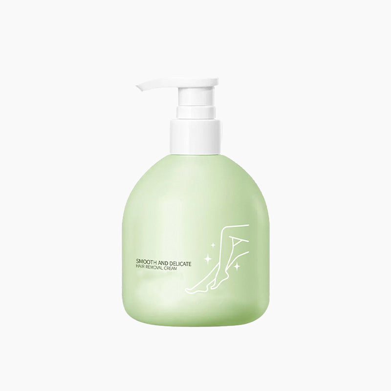 Crème dépilatoire grand format Crème dépilatoire douce et non irritante (crème dépilatoire + rasoir)
