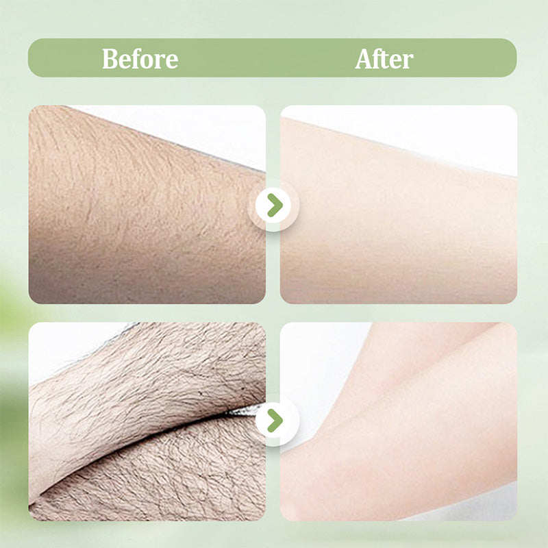 Crème dépilatoire grand format Crème dépilatoire douce et non irritante (crème dépilatoire + rasoir)