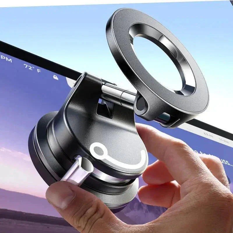 Support de Téléphone de Voiture Magnétique Pliable Pxcxu – Aimant Super Puissant, Inébranlable !