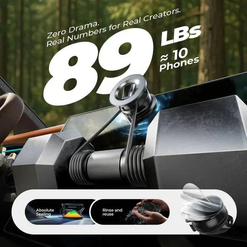 Support de Téléphone de Voiture Magnétique Pliable Pxcxu – Aimant Super Puissant, Inébranlable !