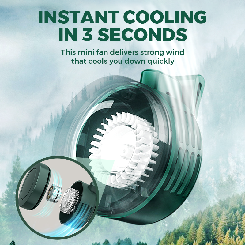 Mini ventilateur USB portable à pince