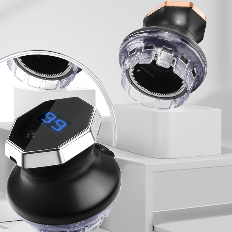 Tondeuse à cheveux électrique circulaire avec écran LED