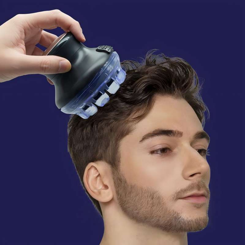 Tondeuse à cheveux électrique circulaire avec écran LED