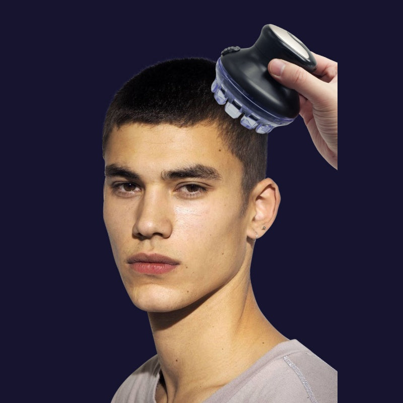 Tondeuse à cheveux électrique circulaire avec écran LED