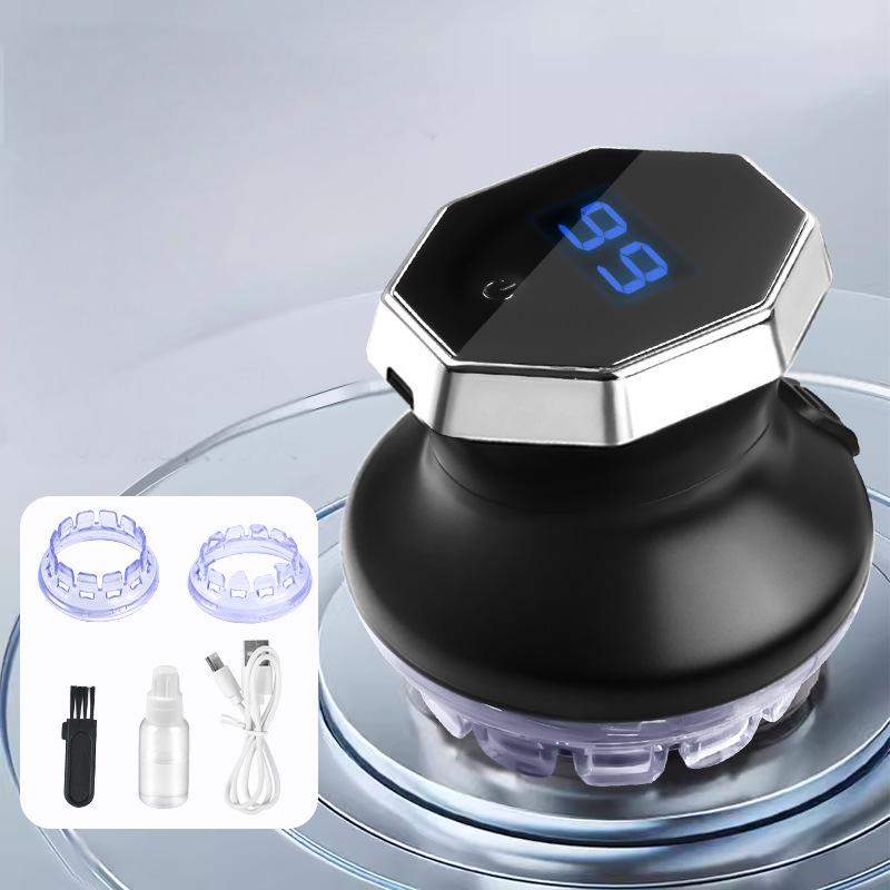 Tondeuse à cheveux électrique circulaire avec écran LED