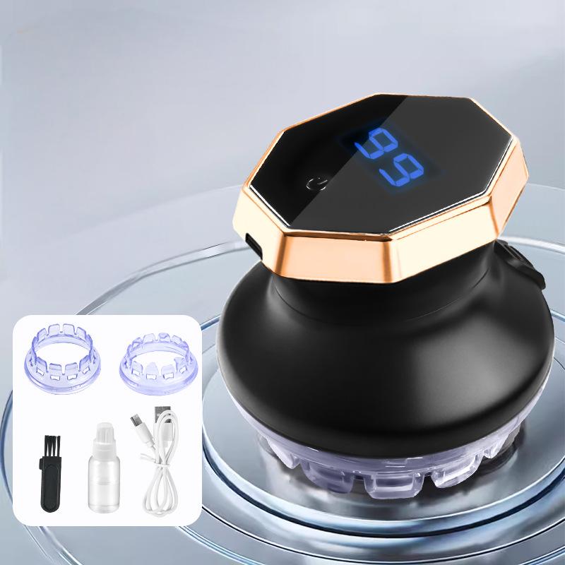 Tondeuse à cheveux électrique circulaire avec écran LED