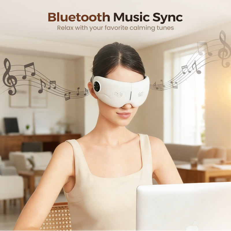 Masseur oculaire Bluetooth visuel avec chaleur et musique