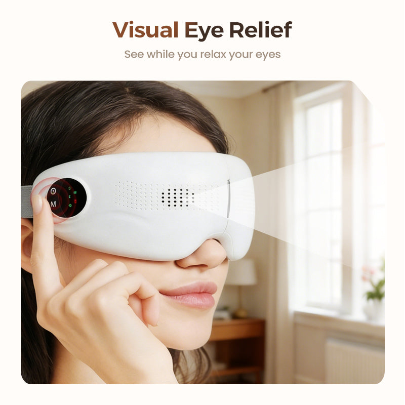 Masseur oculaire Bluetooth visuel avec chaleur et musique