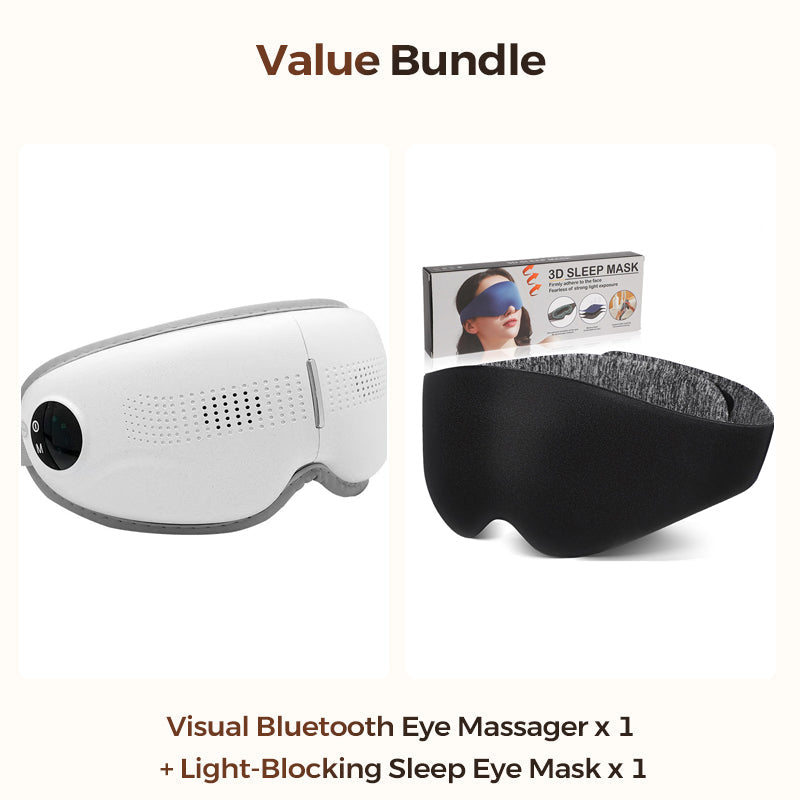 Masseur oculaire Bluetooth visuel avec chaleur et musique