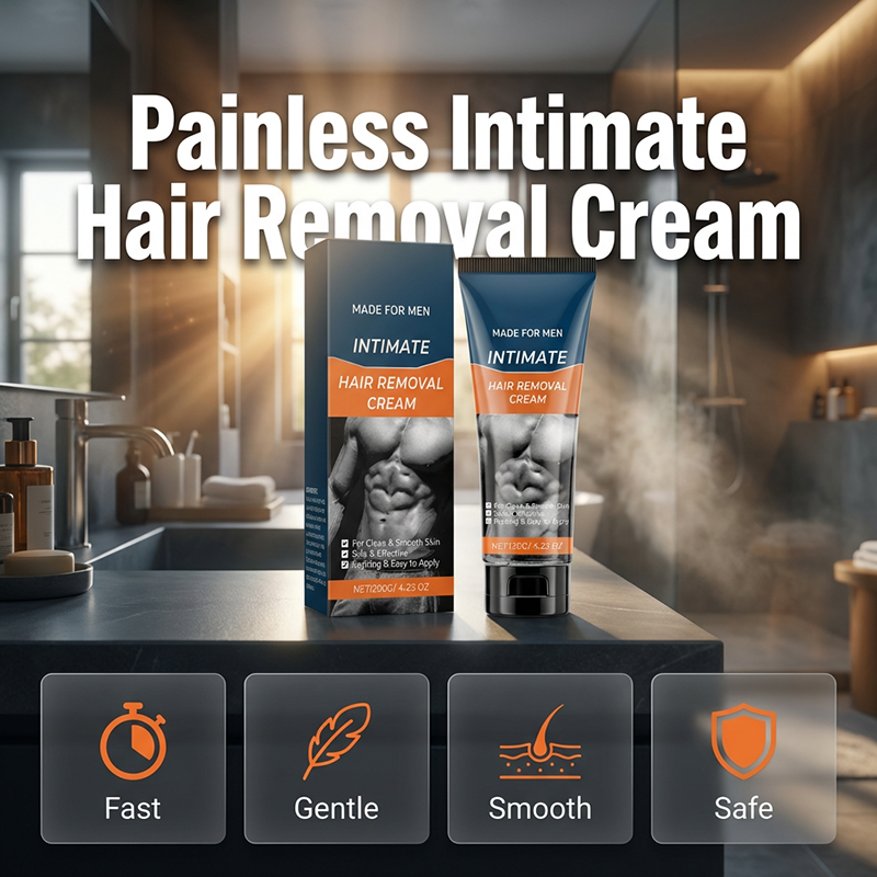 Crème dépilatoire intime pour hommes
