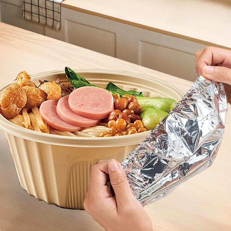 Couvercle thermique universel jetable pour aliments
