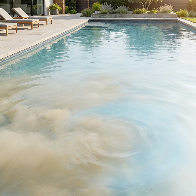 Liquide purifiant pour piscines - une eau cristalline, sans effort ! Dites adieu à l'eau verte et aux produits chimiques agressifs - profitez d'une baignade saine et naturelle