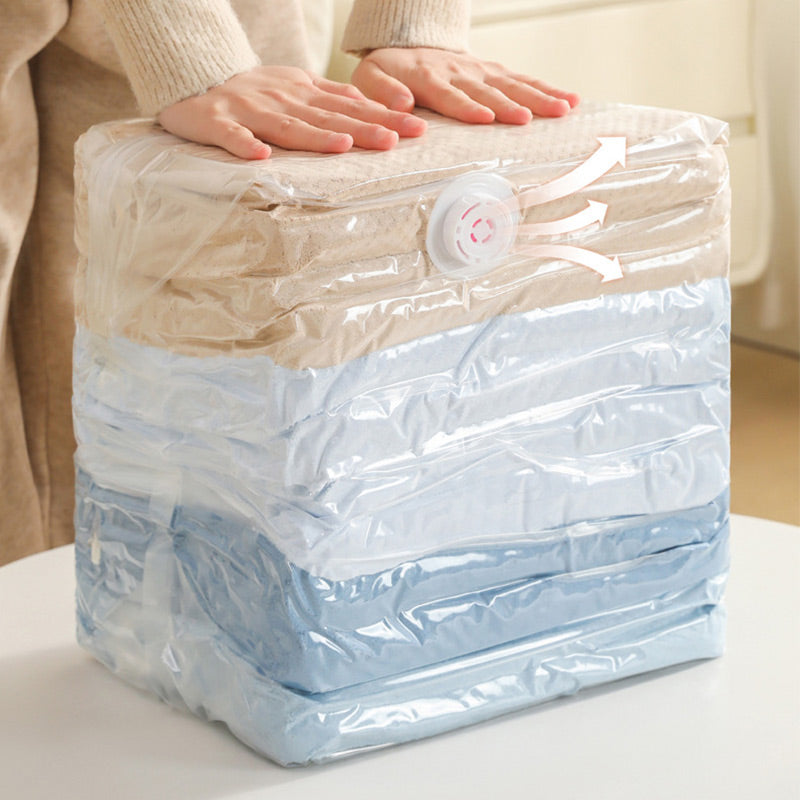 Sac de rangement sous vide ultra-large - Appuyez pour vider l'air