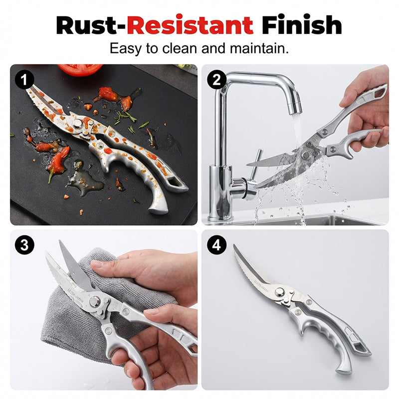 Ciseaux de cuisine multifonctions robustes