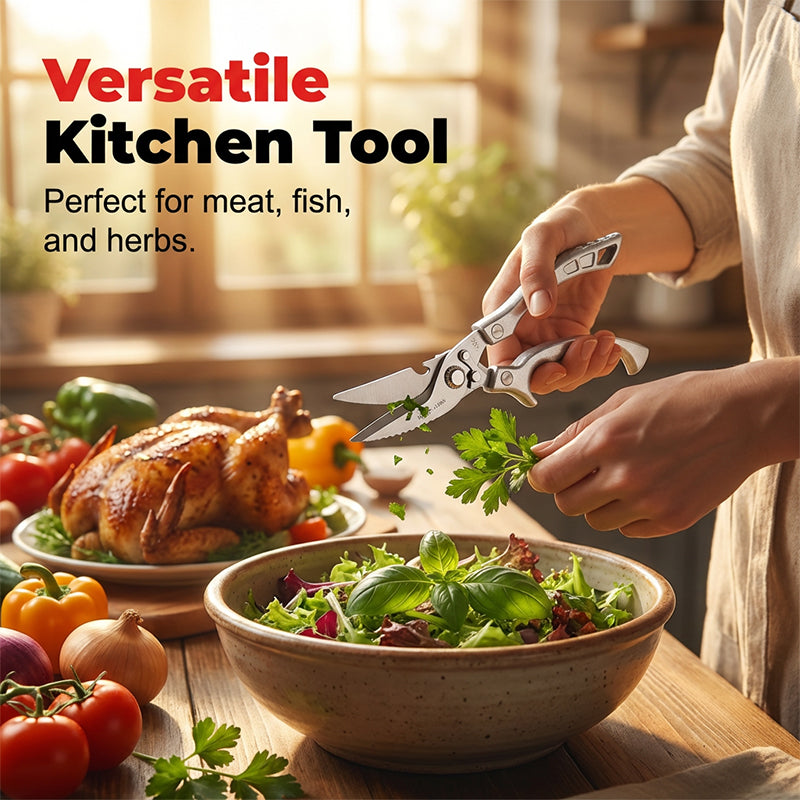 Ciseaux de cuisine multifonctions robustes