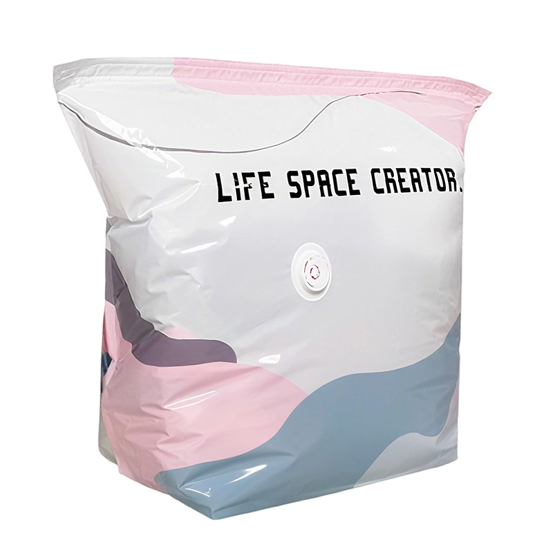 No©\Pump Vacuum Storage Bags ¨C Presse et scelle, pas besoin de pompe. Économise 80 % d'espace, garde les vêtements secs et à l'abri de la poussière. Parfait pour la literie encombrante et les vêtements hors saison