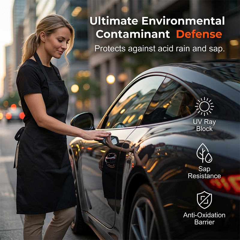 Spray de revêtement hydrophobe pour voiture pour une brillance durable !